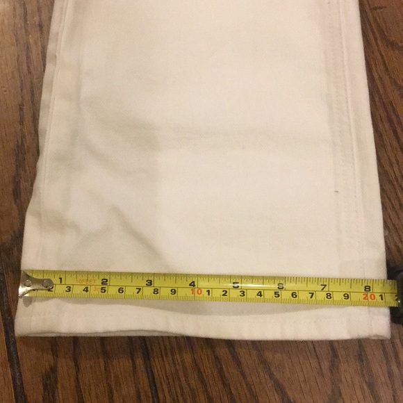 Tory Burch White Denim Pants! - Picture 8 of 13